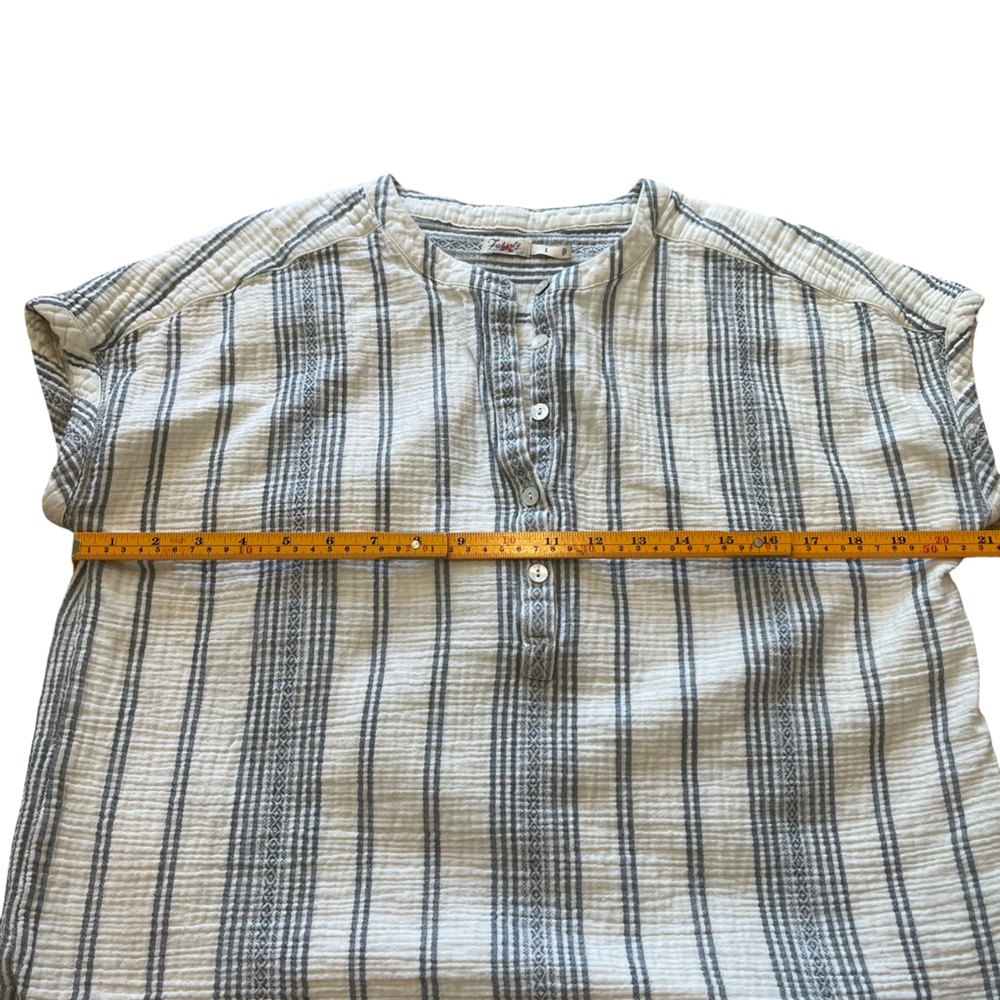 Faherty Dream Cotton Desmond Top - Picture 5 of 7